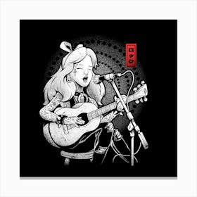 Wonderland Song - Tattoo Music Princess Gift 1 Canvas Print