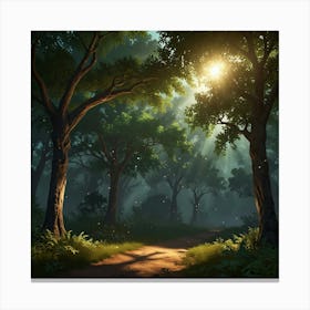 Forest Path 6 Canvas Print