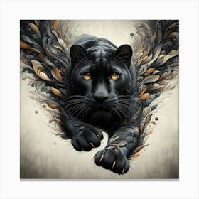 Black Panther 8 Canvas Print