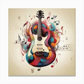 Music, Notes 3 Canvas Print