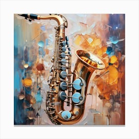 Saxophone 9 Canvas Print