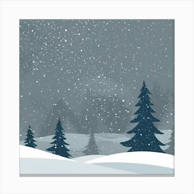 Snowy Landscape Toile