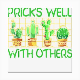 Garden Succulent Gardener Cactus Gardening Canvas Print