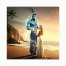 The Genie Awakens 2 Canvas Print