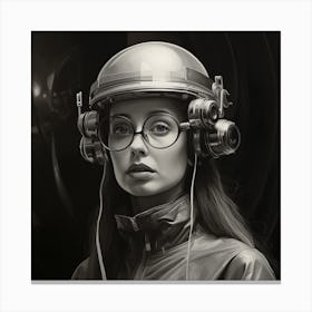 Futuristic Girl 4 Canvas Print