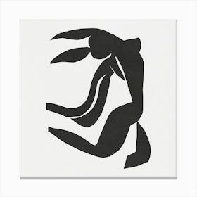 Black Rabbit - Matisse Canvas Print