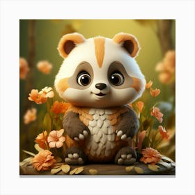 Red Panda 7 Canvas Print