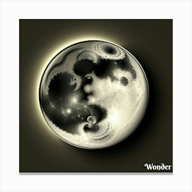 Moon love Canvas Print