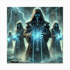 Cascade Sovereignty Scifi Stormcallers Canvas Print