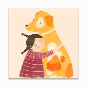 Dog Love Canvas Print