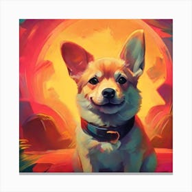 Corgi Canvas Print