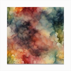 Abstract Watercolor Painting 5 Canvas Print