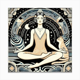 Yogi Woman Canvas Print