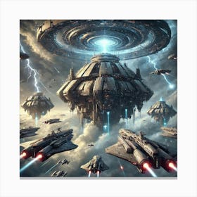 Nimbus Class Command Ships Canvas Print