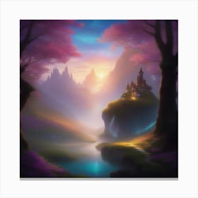 Castle In The Forest 1 Canvas Print