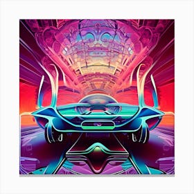 Futuristic Car 11 Canvas Print