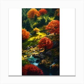 Autumn Trees 4 Canvas Print