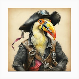 Pirate Bird 9 Canvas Print