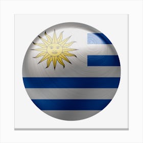 Uruguay Flag Country Symbol Nation Canvas Print