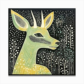 Cute Deer 2 Canvas Print