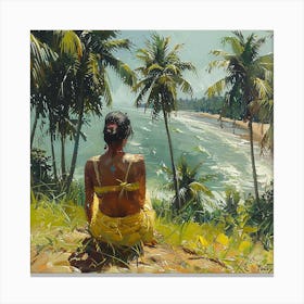 Sri Lankan Painting Canvas Print