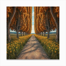 Path Through The Trees Canvas Print