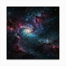 Abstract Representation Of A Galaxy Far Away 2 Canvas Print