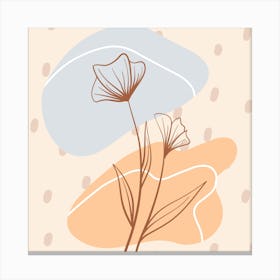 Floral Aesthetic (8) Canvas Print