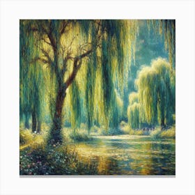 Willow Trees Canvas Print