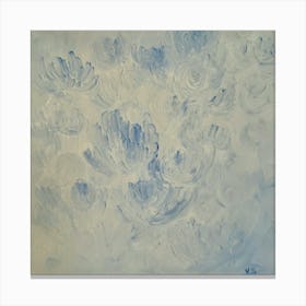 Blue And White Flowers Canvas Print