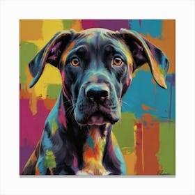 Great Dane Puppy 1 Canvas Print