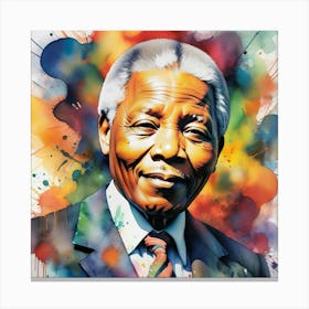 Nelson Mandela 26 Canvas Print