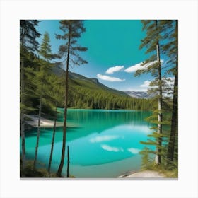 Blue Lake 6 Canvas Print