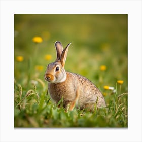 Hare In The Meadow Stampe su tela