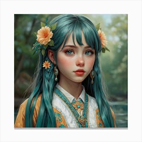 Anime Girl 7 Canvas Print