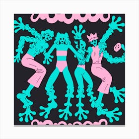 Sexy Dancers Canvas Print