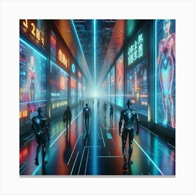 Futuristic City 22 Canvas Print