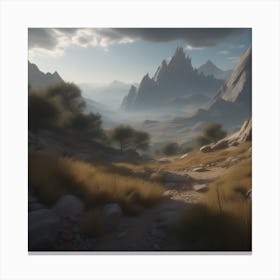 Landscape Painting 141 Canvas Print