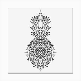 Pineapple Mandala 02 Canvas Print