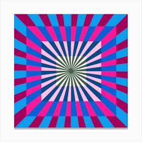 Abstract Psychedelic Pattern 1 Canvas Print