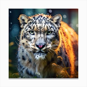 Snow Leopard 2 Canvas Print