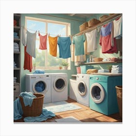 Laundry Room 4 Canvas Print