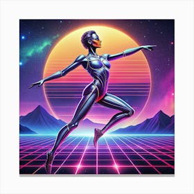 Dancer 80s 1 Canvas Print