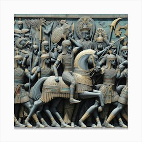 Egyptians In Battle Canvas Print