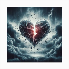 Broken Heart 1 Canvas Print