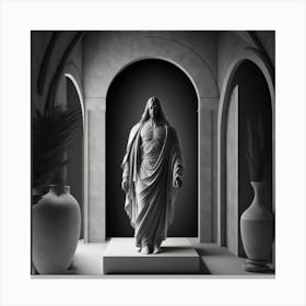 Statue Of Jesus 8 Canvas Print
