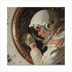 Nasa Astronaut Canvas Print