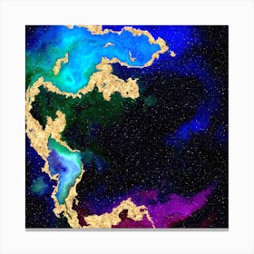 100 Nebulas in Space Abstract n.024 Canvas Print