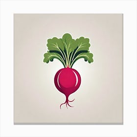 Beet logo 7 Canvas Print