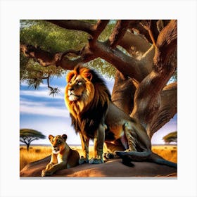 Lion King 34 Canvas Print